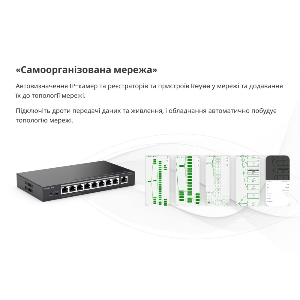 Коммутатор Ruijie Reyee RG-ES210GC-LP