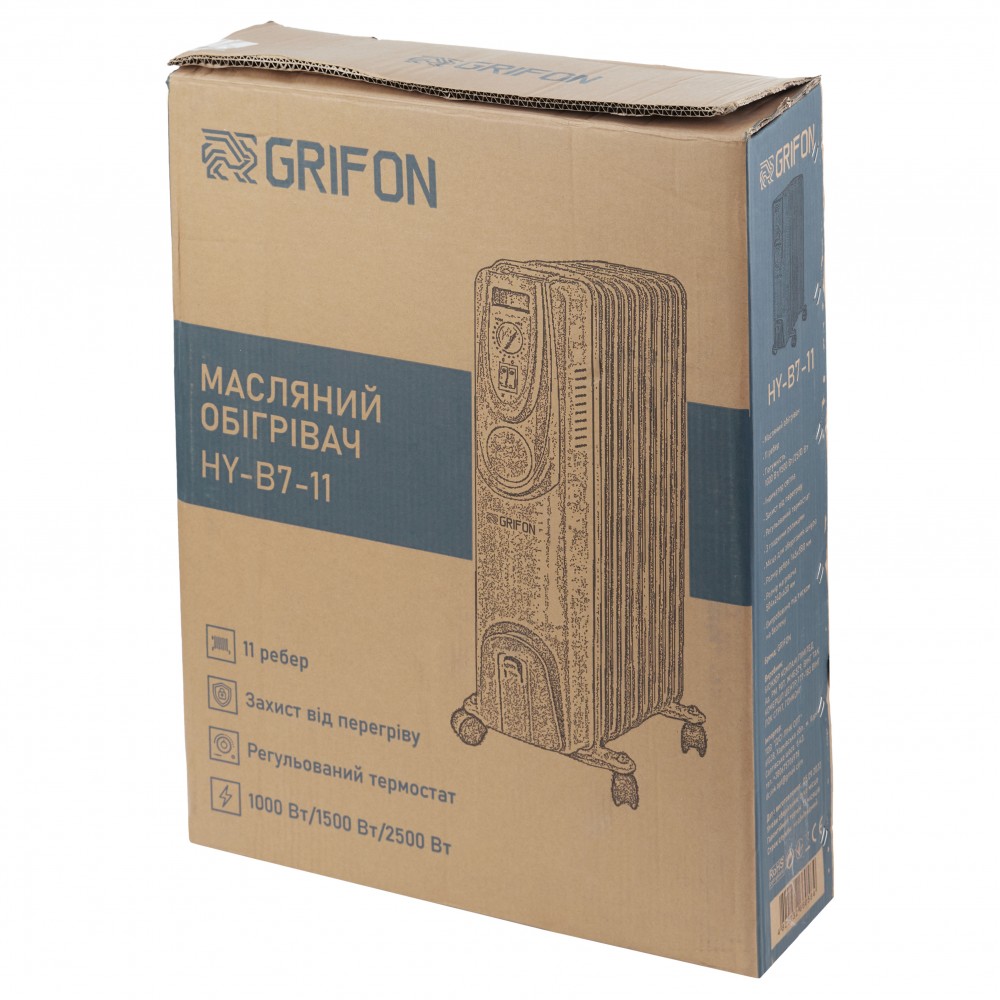 Масляный радиатор Grifon HY-B7-11