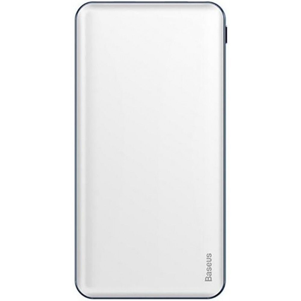 Универсальная мобильная батарея Baseus Simbo 10000mAh Fast Charge, USB, White (Simbo/29505)