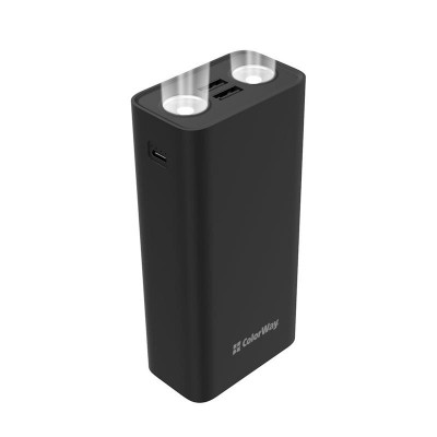 Power Bank ColorWay Lamp 30000mAh Black (CW-PB300LPB3BK-F)