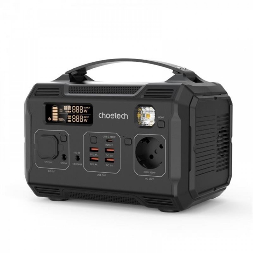 Зарядная станция Choetech Portable Power Station 83200mA Black (BS002-V2)