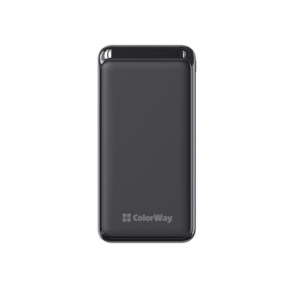 Power Bank ColorWay Slim 20000mAh Black (CW-PB200LPG3BK-PD)