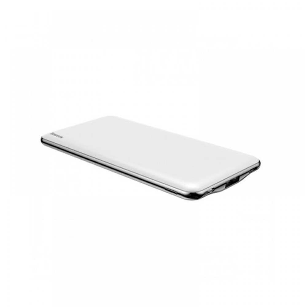 Универсальная мобильная батарея Baseus Simbo 10000mAh Fast Charge, USB, White (Simbo/29505)