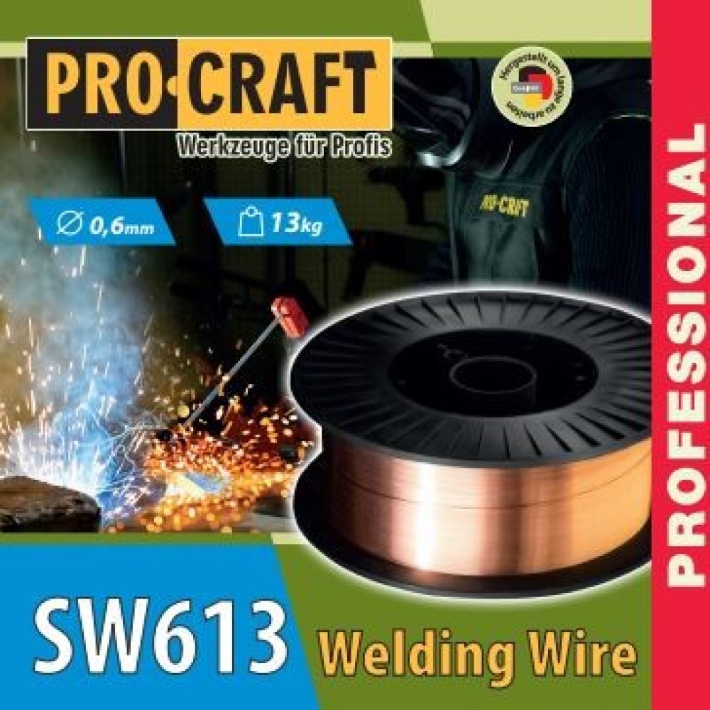 Сварочная проволока Procraft SW613 0.6 мм 13 кг (900613)