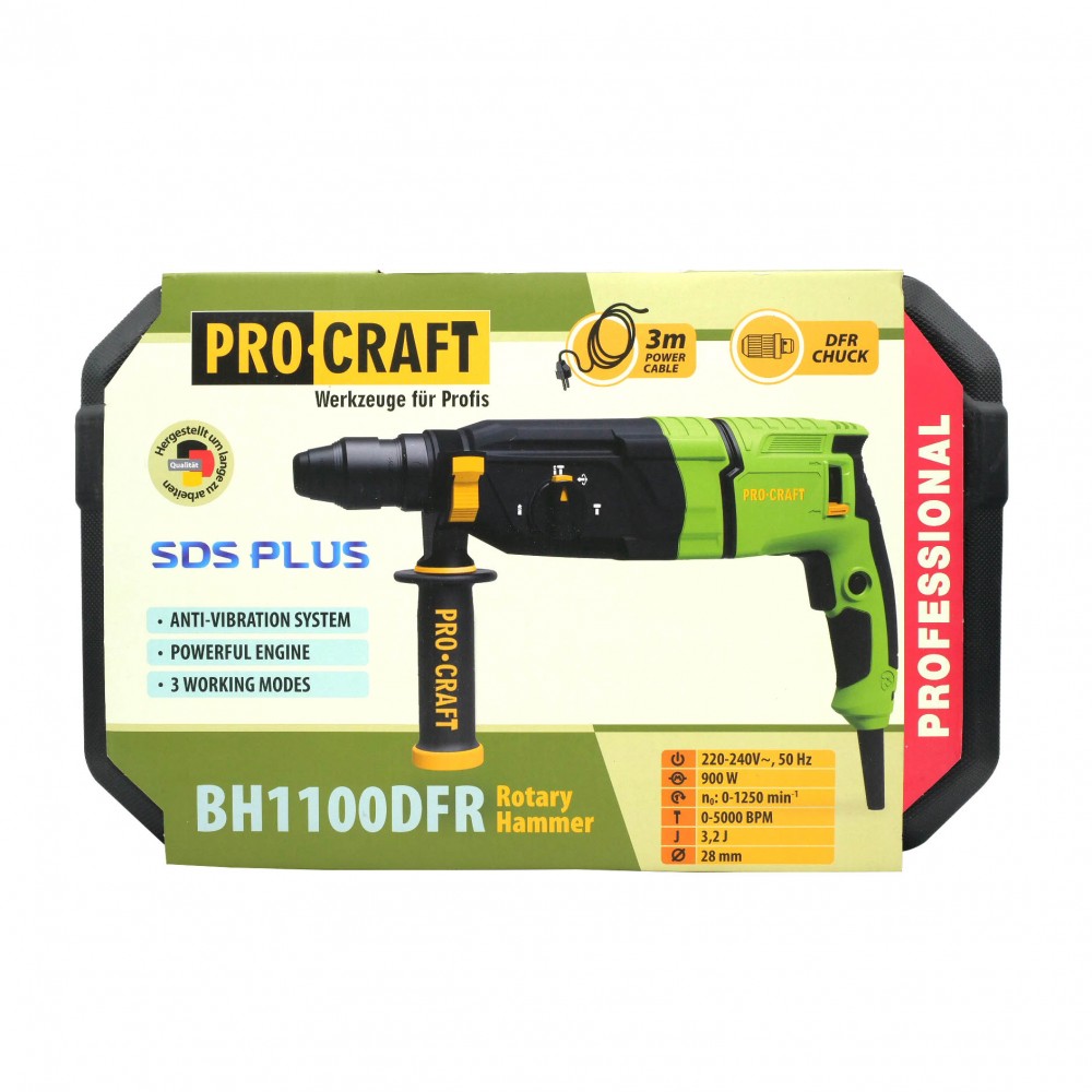 Перфоратор Procraft BH1100DFR (011007)