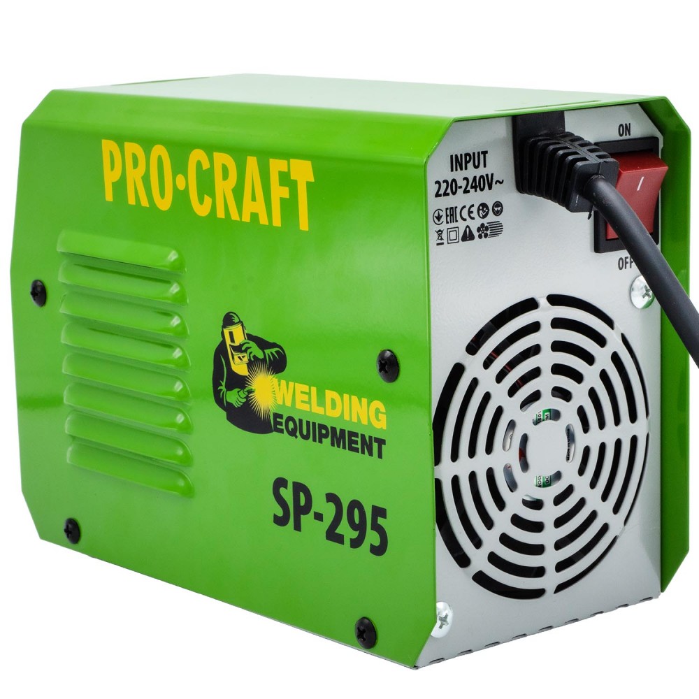 Сварочный аппарат Procraft SP295 (КЕЙС) + Маска SHP90-30 NEW + Электроды Procraft AHO36 1кг 3мм (295369)