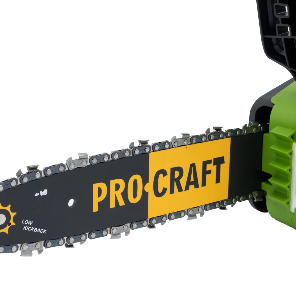 Аккумуляторная цепная пила Procraft PKA38 + 1 акб 4Ач + ЗП charger20/1 + Масло для цепи 1л (382421)