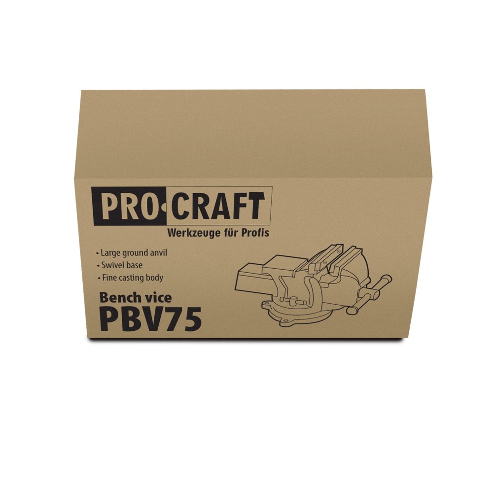 Тиски слесарные Procraft PBV75 (000751)