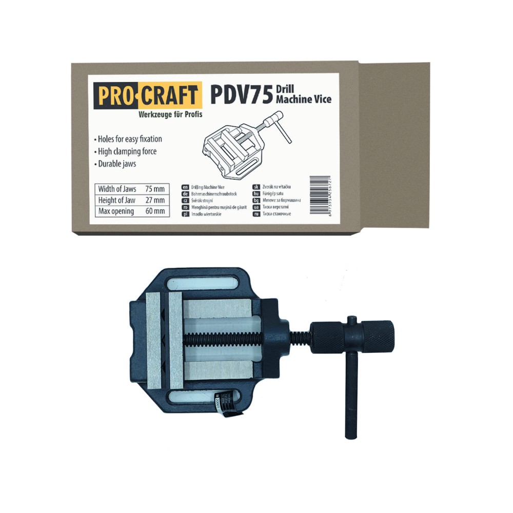 Тиски станочные Procraft PDV75 (000075)