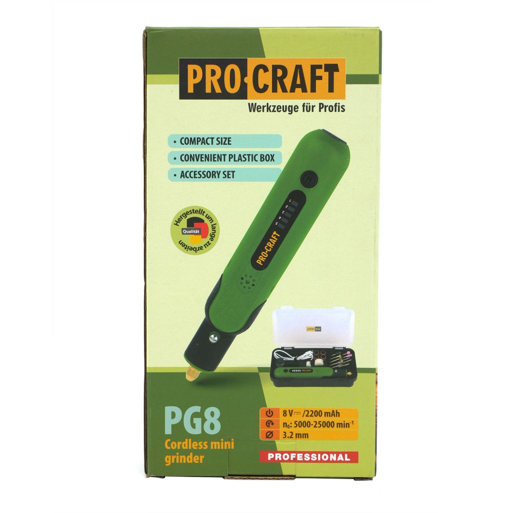 Аккумуляторная гравировальная машина Procraft PG8 (030081)