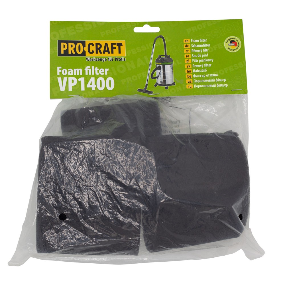 Фильтр поролоновый Procraft VP1400 (014005)