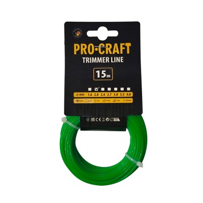 Леска круг Procraft 2мм 15м (КР-2_15)