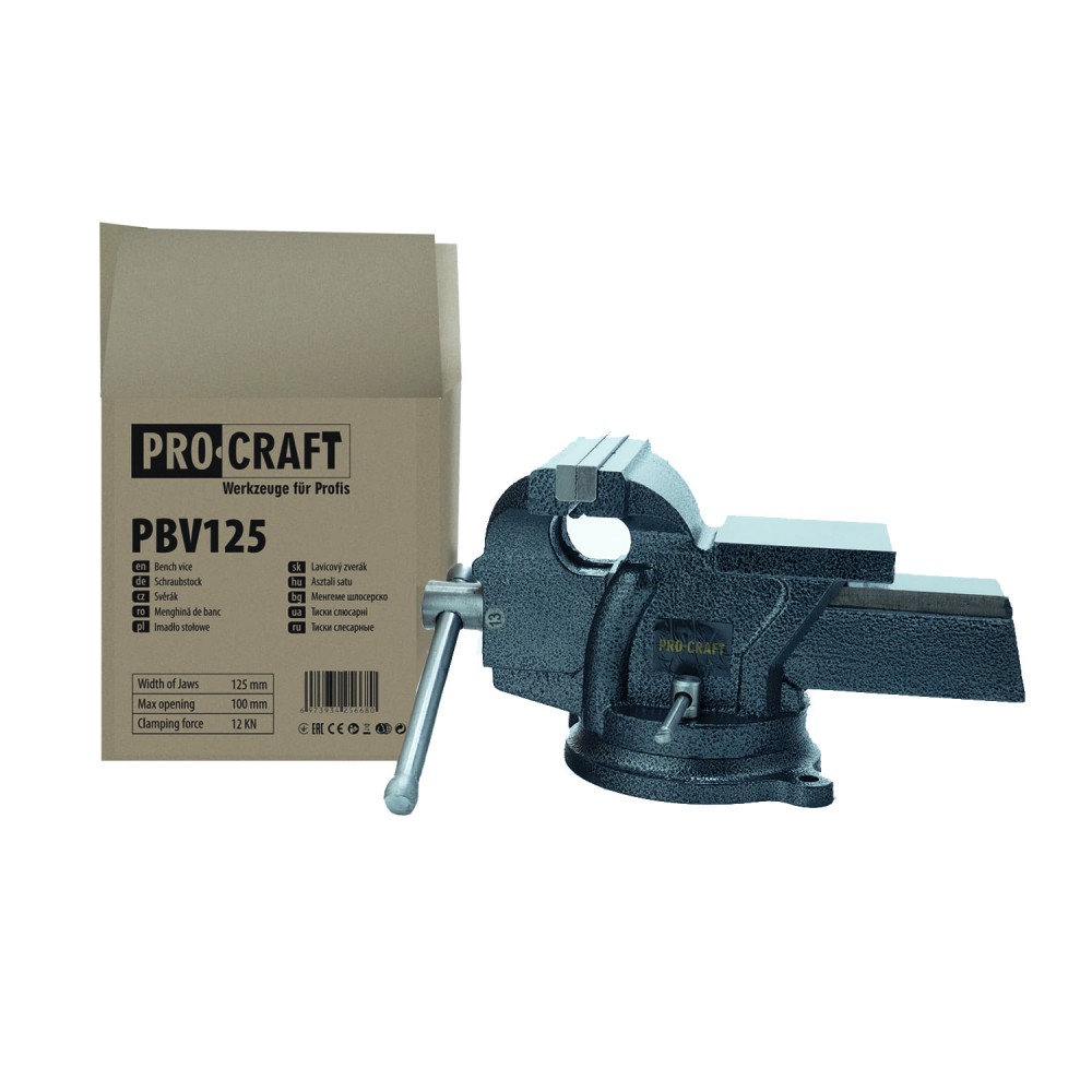 Тиски слесарные Procraft PBV125 (001252)