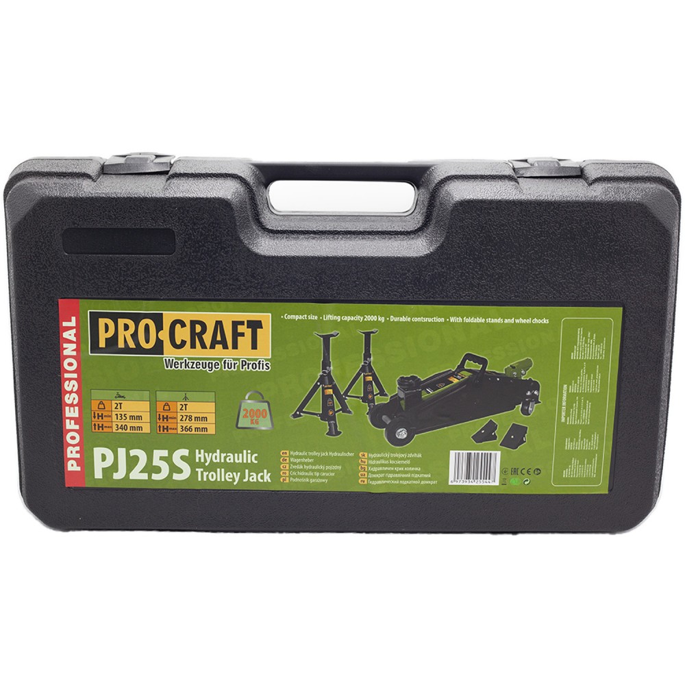 Гидравлический подкатный домкрат Procraft PJ25S (040251)