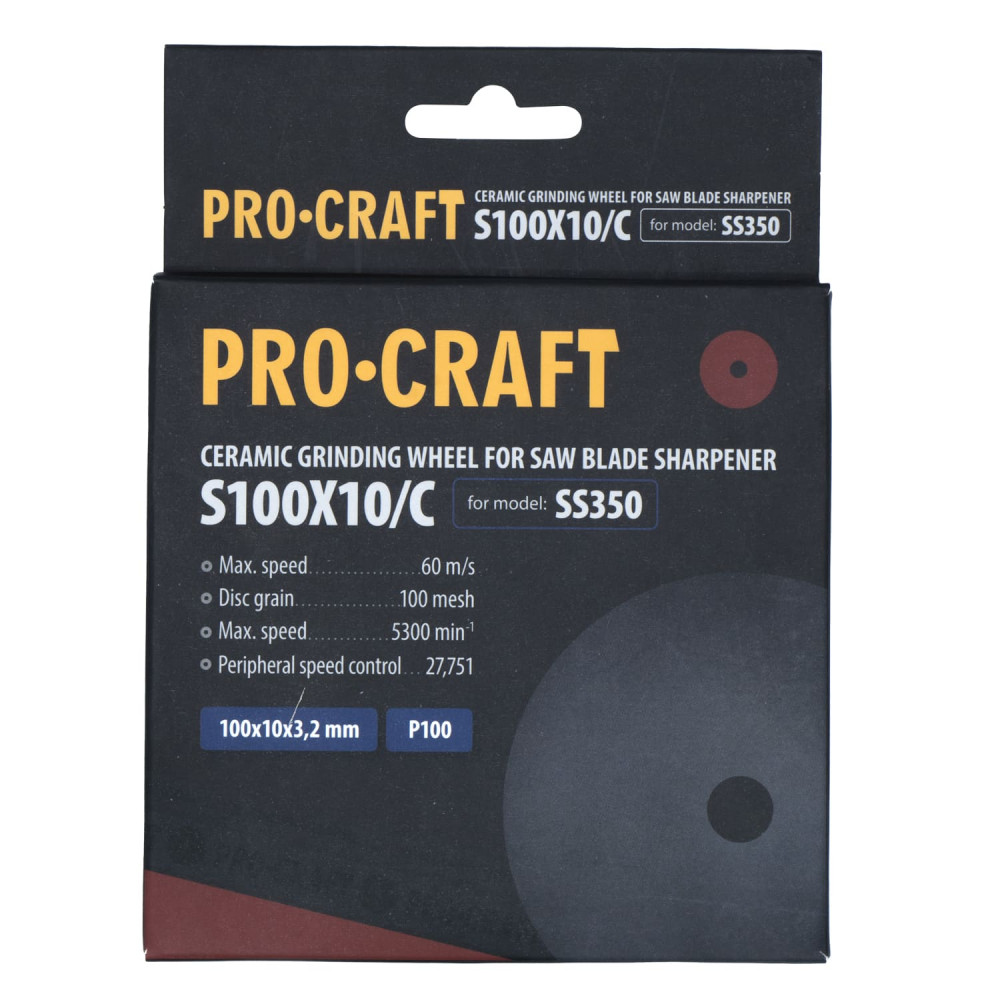 Заточочный керамический диск Procraft S100X10/С к SS350 (010010)