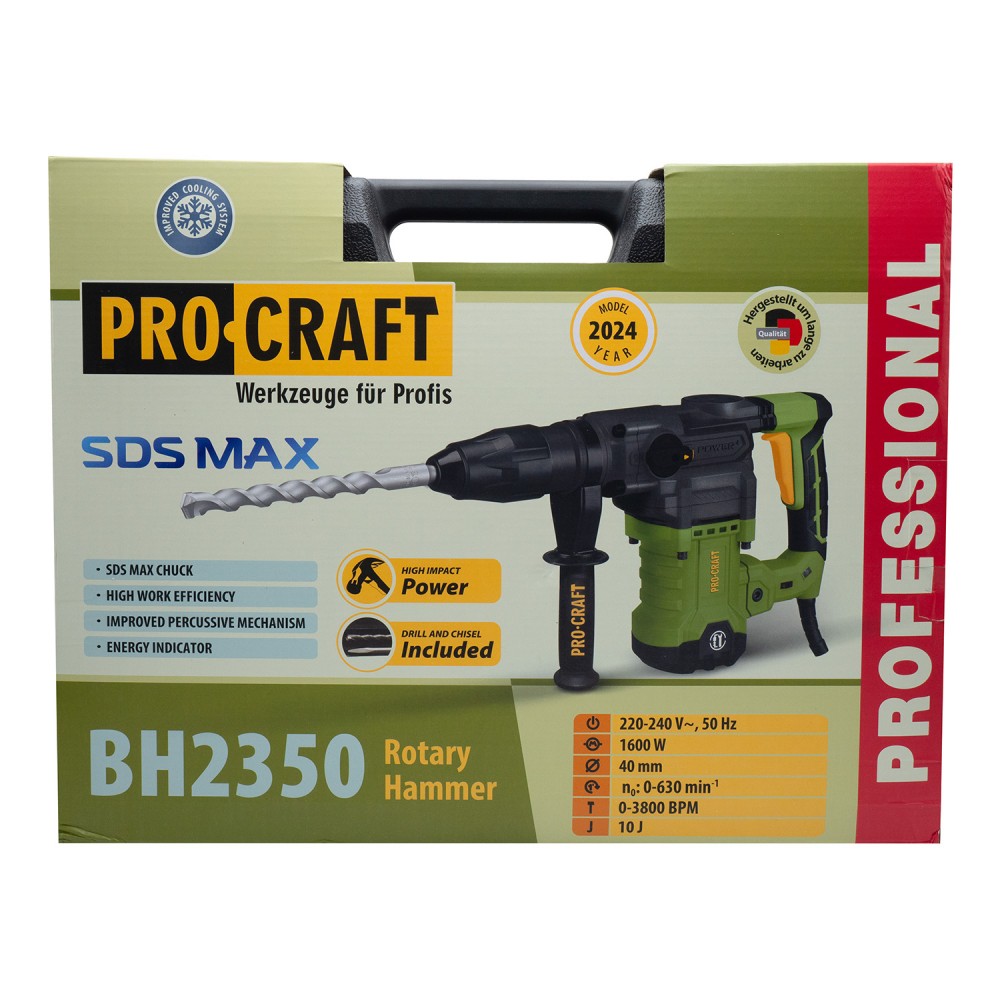 Перфоратор Procraft BH2350 SDS MAX Universal (023503)