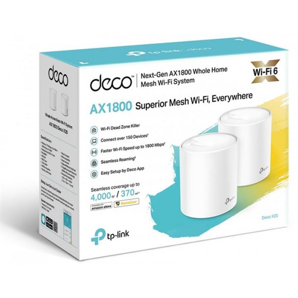 WiFi Mesh система TP-Link Deco X20(3-pack)