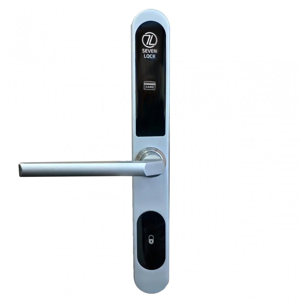 Електронний RFID замок для офісів SEVEN LOCK SL-7737S silver ID EM