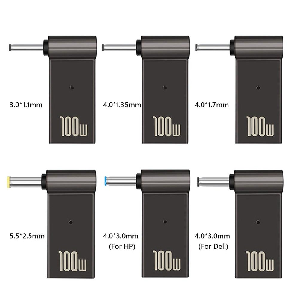 Адаптер питания, переходник type-C to DC (4.0*1.7) PD 100 Вт для ноутбука 5А, 20В