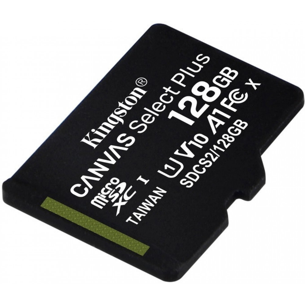 Карта памяти для домофона microSDXC Kingston Canvas Select Plus 128 GB Class 10 А1 UHS-1