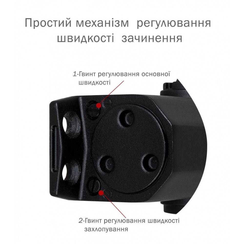 Доводчик двери RYOBI 9903 black 65 кг