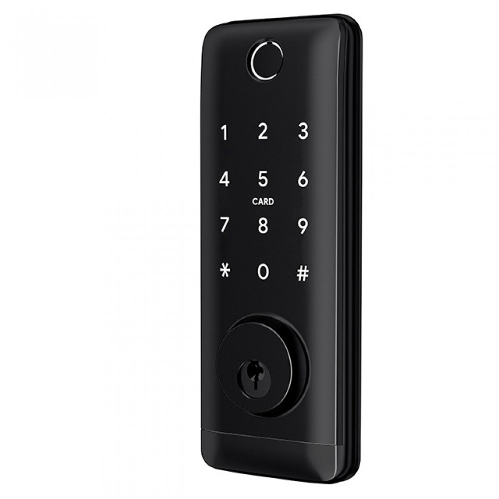 Умный дверной биометрический замок SEVEN LOCK SL-7764BF black