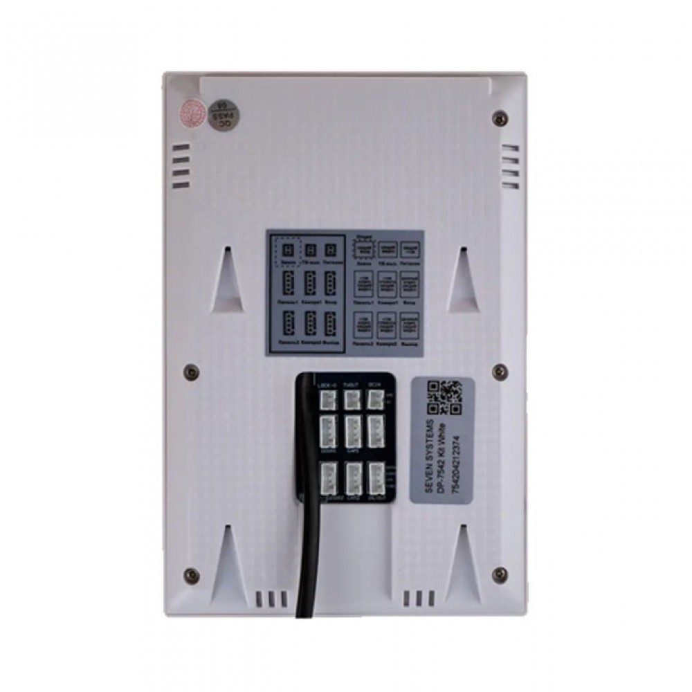 Комплект домофона SEVEN DP-7542 white