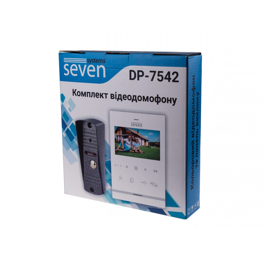 Комплект домофона SEVEN DP-7542 white