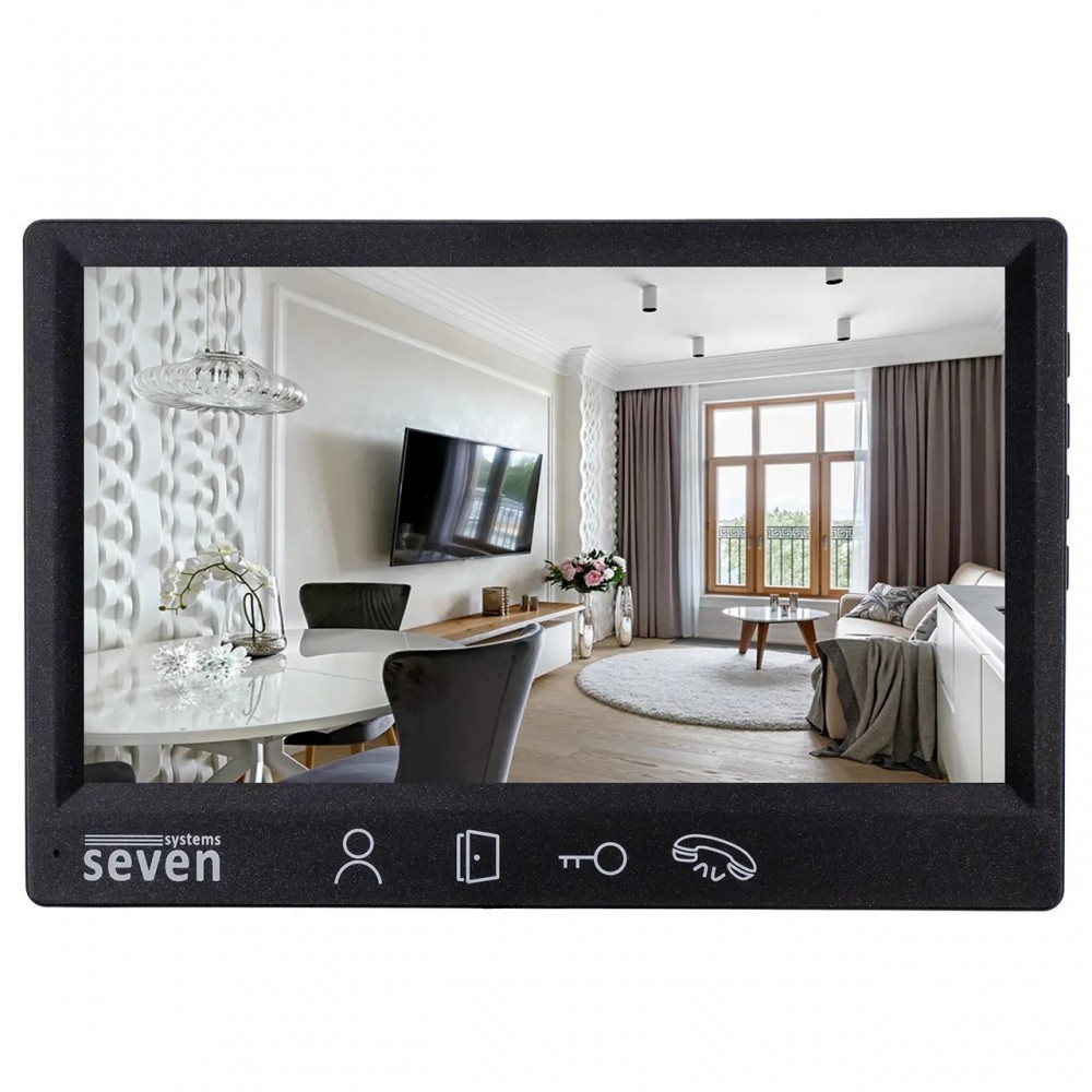 AHD домофон SEVEN DP-7571 FHD black