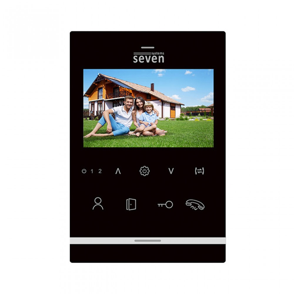 Комплект домофона SEVEN DP-7542 black