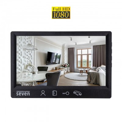 AHD домофон SEVEN DP-7571 FHD black