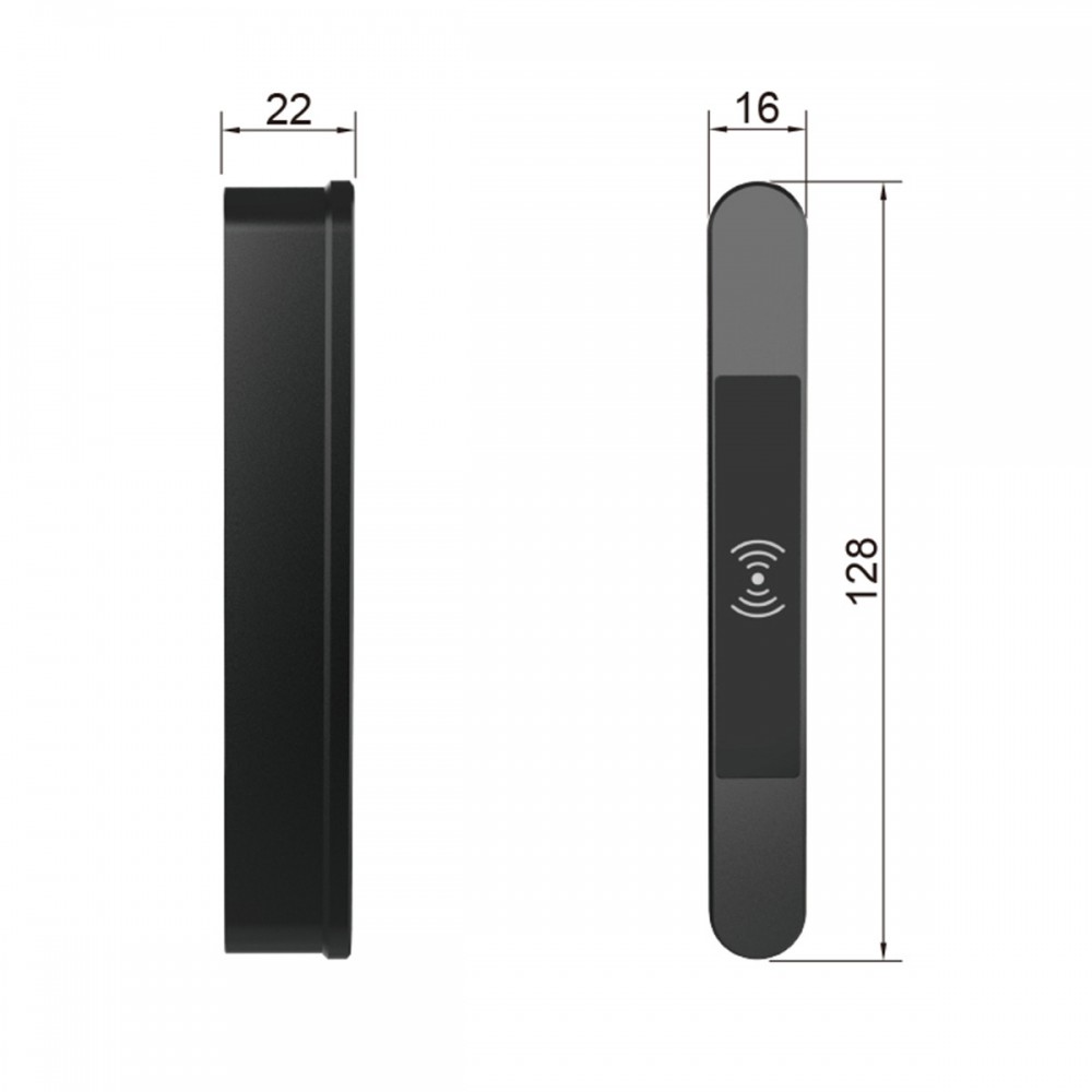 Мебельный RFID замок SEVEN LOCK R-16