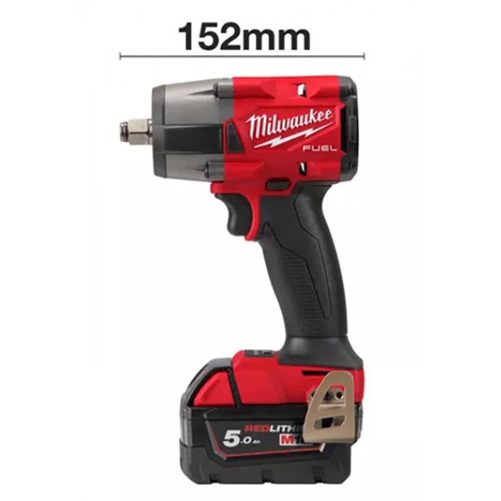 Гайковерт акумуляторний MILWAUKEE 1/2" M18 FMTIW2F12-502X (2 аккум+з/у), 881 Нм (4933478450)