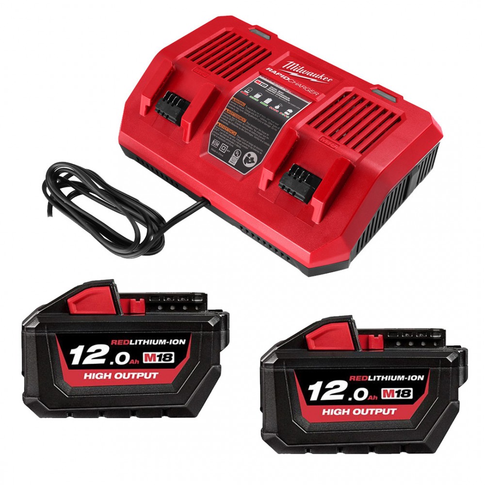 Энергокомплект MILWAUKEE M18 HNRGO1-823 (В8 1шт; B12 2шт; З/У M18 DFC) (4932492935)