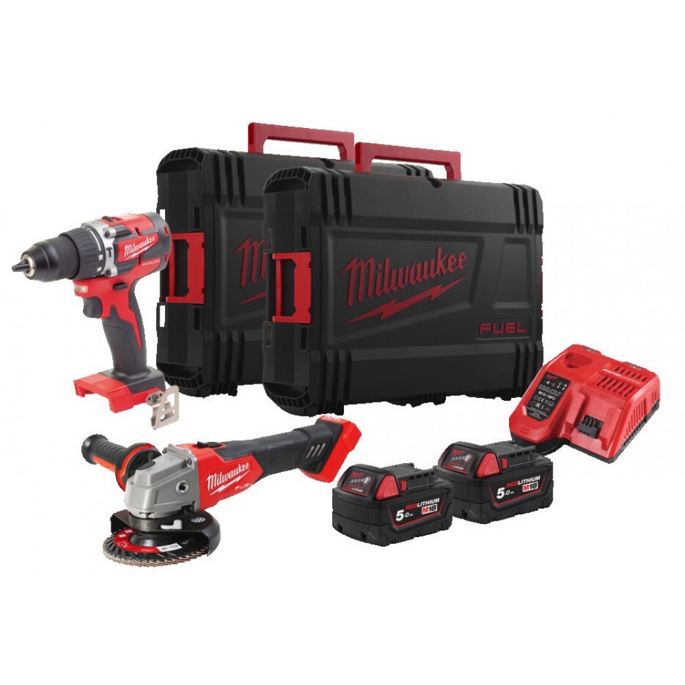 Набор аккумуляторных инструментов MILWAUKEE M18 FPP2BG-502X (4933492522)