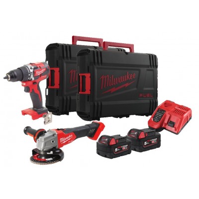 Набор аккумуляторных инструментов MILWAUKEE M18 FPP2BG-502X (4933492522)