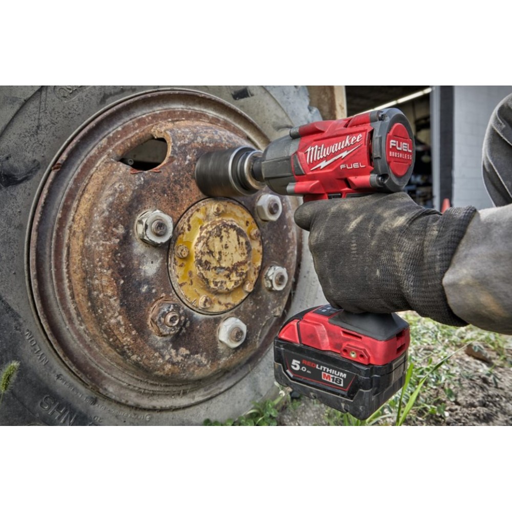 Гайковерт акумуляторний MILWAUKEE 1/2" M18 FMTIW2F12-502X (2 аккум+з/у), 881 Нм (4933478450)