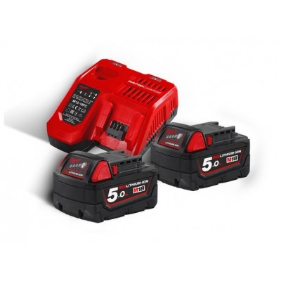 Энергокомплект MILWAUKEE M18 NRG-502C (В5 2шт; З/У M12-18 C) (4933459218)