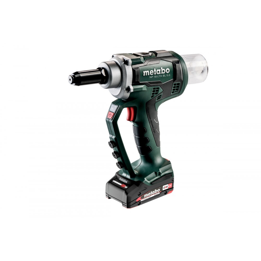 Аккумуляторный заклепочный пистолет Metabo NP 18 LTX BL 5.0 (619002500)