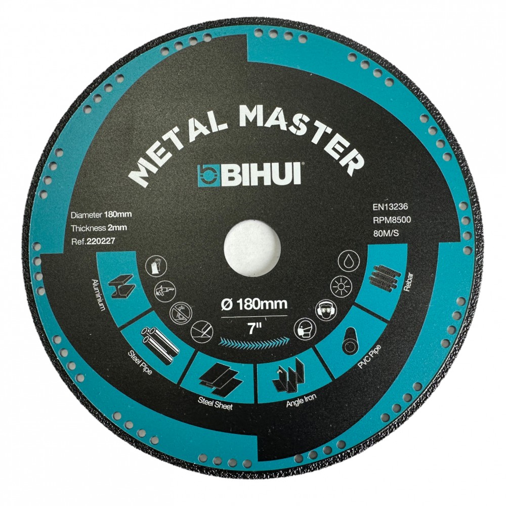 Диск алмазный BIHUI METAL MASTER 180x2,0x22,23 мм (DSBC180)