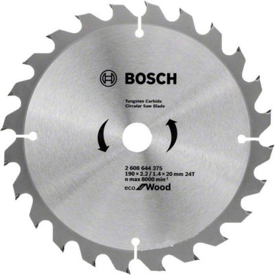 Пильный диск Bosch Eco for Wood 190x20/16-24T (2608644375)