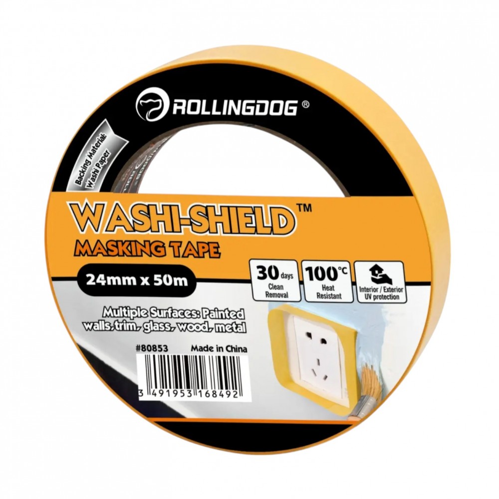 Малярная лента Rollingdog WASHI-SHIELD 24мм x 50м (80853)