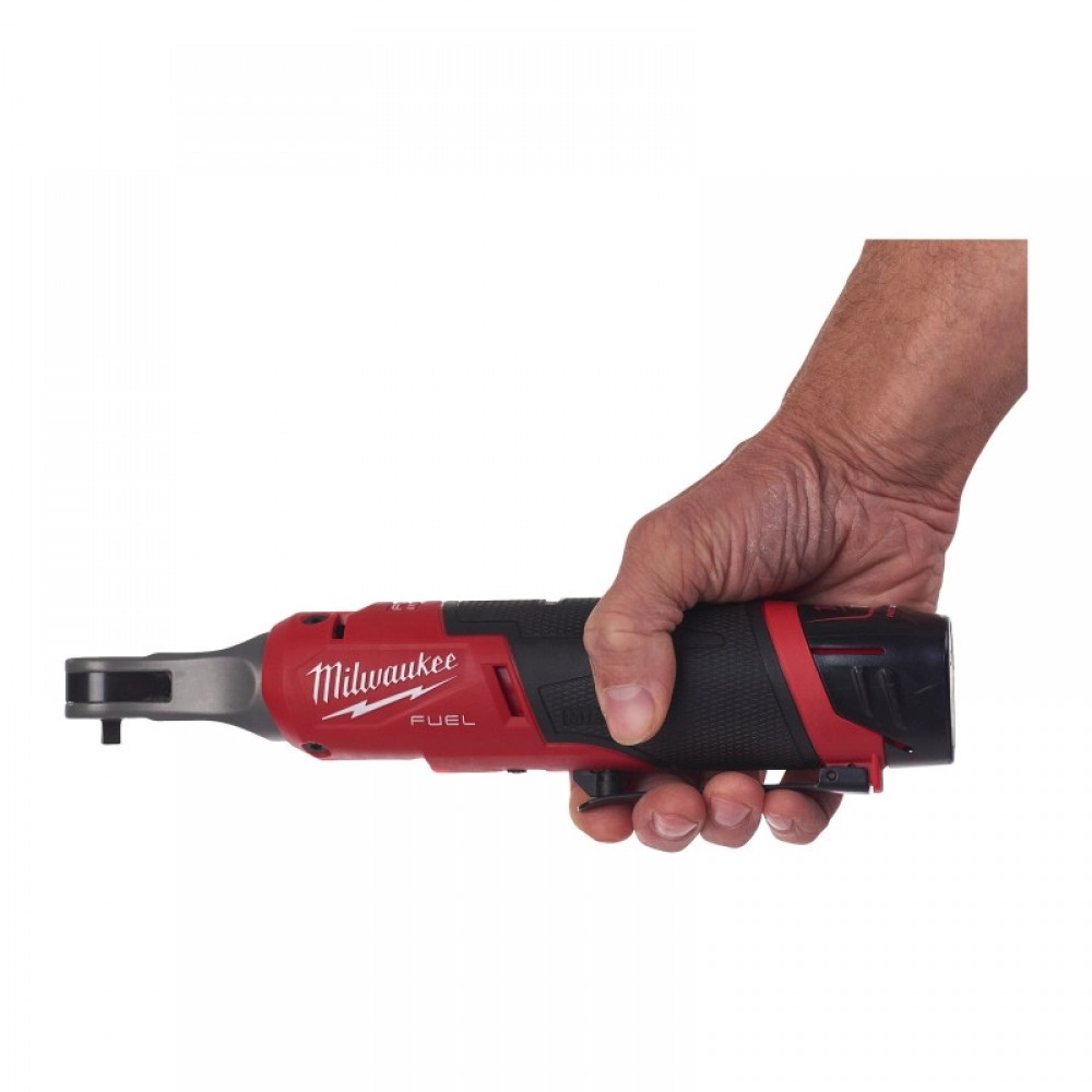 Трещётка аккумуляторная бесщёточная 1/4" (47 Нм) MILWAUKEE M12 FUEL FHIR14-0 (каркас) (4933478171)