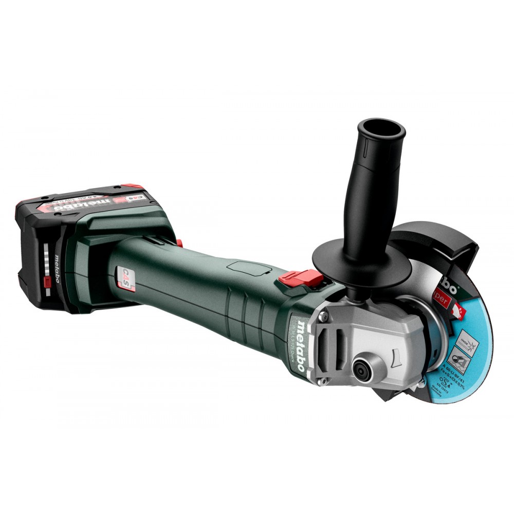 Аккумуляторная угловая шлифмашина Metabo W 18 L 9-125 Quick (602249850)