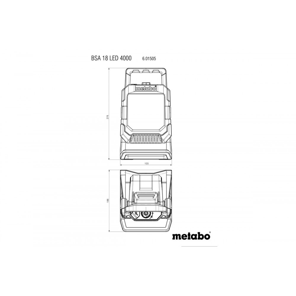 Аккумуляторный прожектор Metabo BSA 18 LED 4000 (601505850)