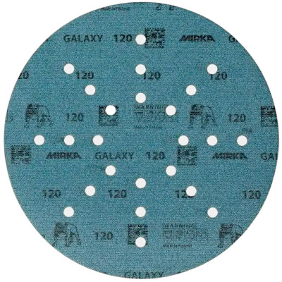 Круг керамический шлифовальный (24 отверстий) MIRKA Galaxy 225 мм. Р120, 1 шт. (FY68002512-1)