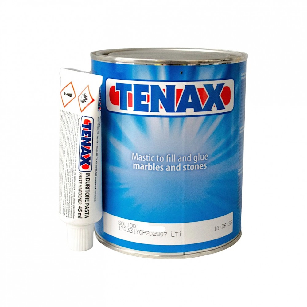 Полиэфирный двухкомпонентный клей Tenax Solido Paglerino, 1L, черный, (04458)