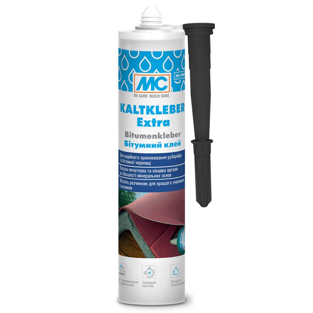 Битумный клей MC-Bauchemie Kaltkleber Extra, 300 мл (MC-KEX-1)