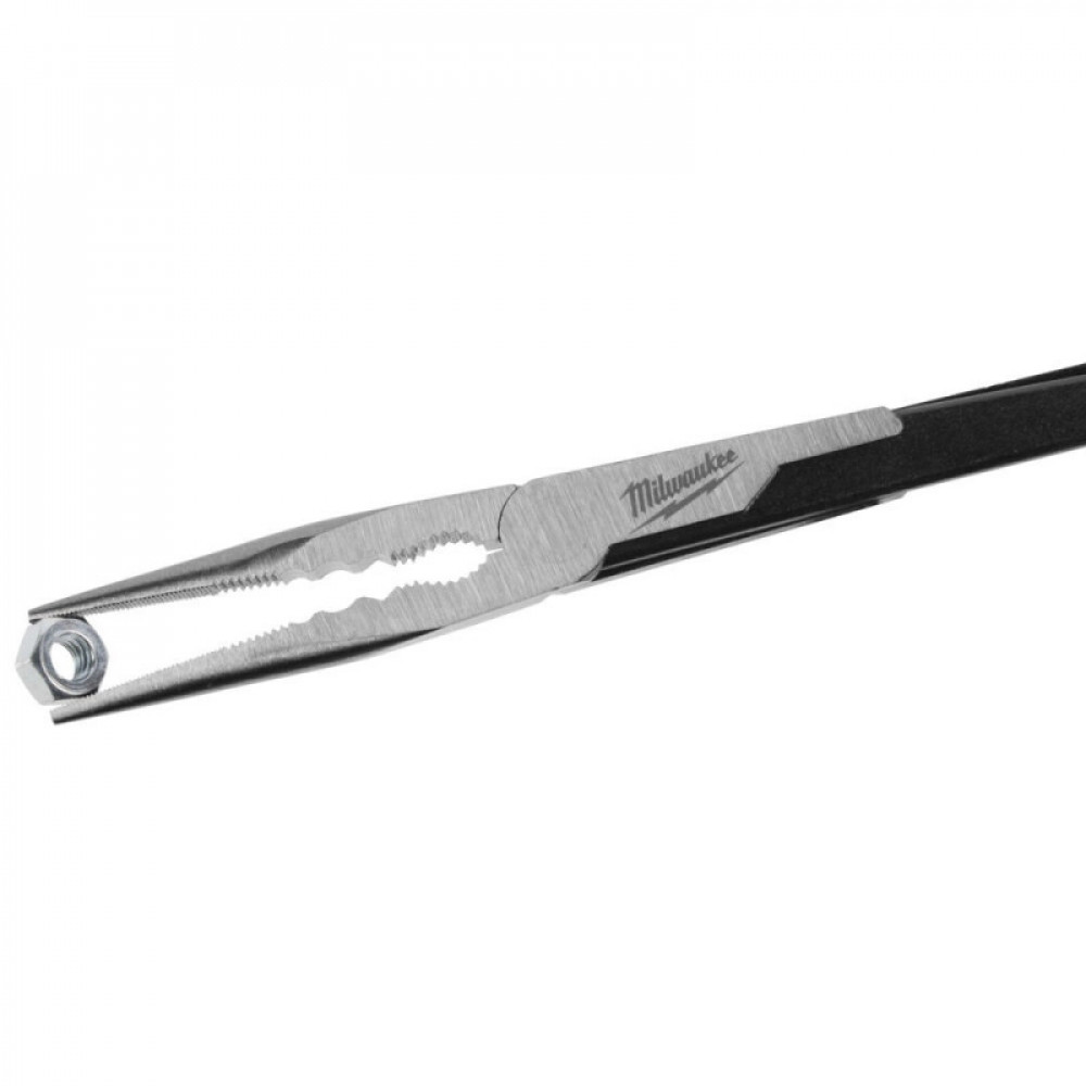 Длинногубцы 45° LONG REACH PLIER MILWAUKEE (4932492498)