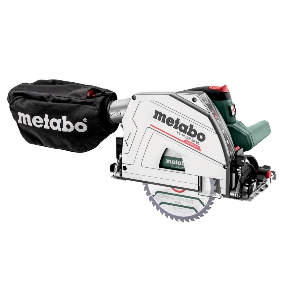 Аккумуляторная ручная дисковая пила Metabo KT 18 LTX 66 BL Set (691172840)